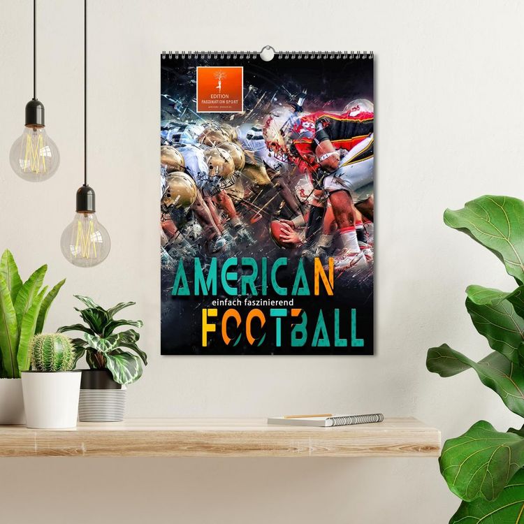 Produktbild: American Football - einfach faszinierend (Wandkalender 2026 DIN A3 hoch), CALVENDO Monatskalender