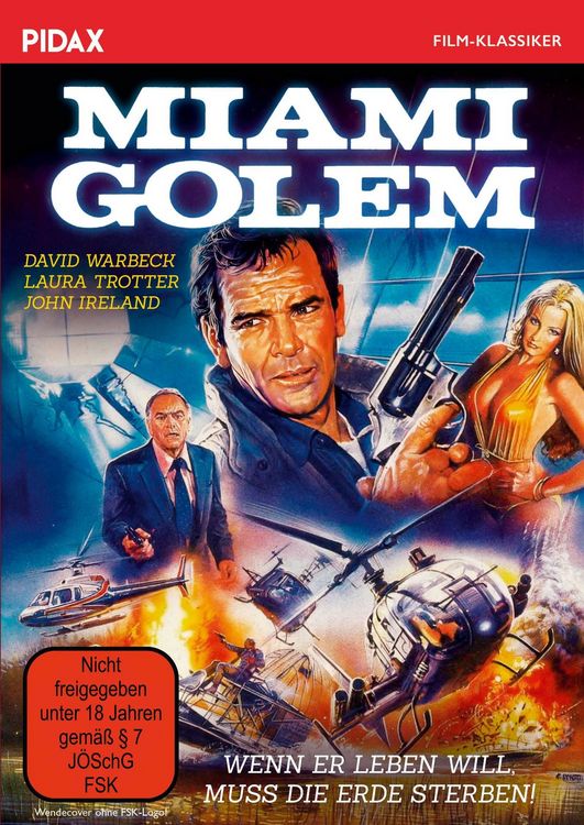 Produktbild: Miami Golem / Actionreicher Sci-Fi-Horror mit David Warbeck ("J&auml;ger der Apokalypse") (Pidax Film-Klassiker)