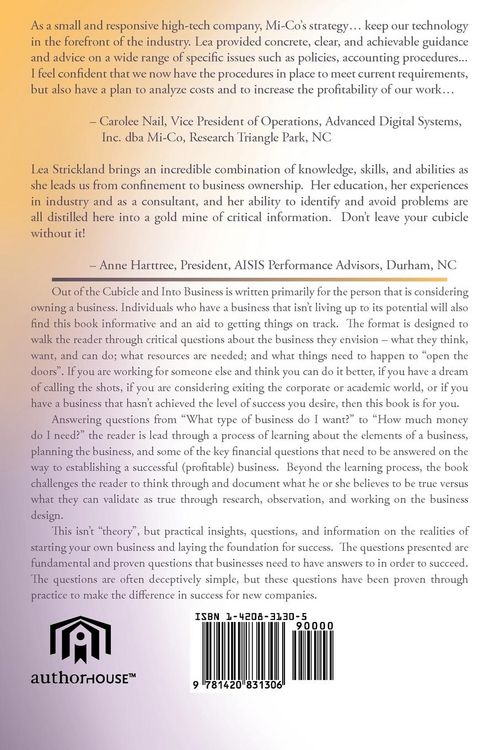 Produktbild: Out of the Cubicle and Into Business