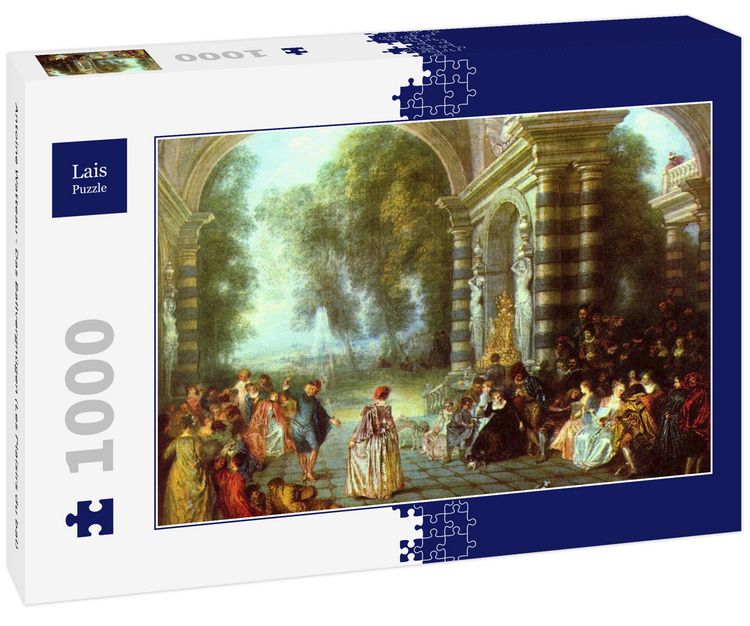 Produktbild: Lais Puzzle Antoine Watteau - Das Ballvergn&uuml;gen (Les Plaisirs du bal) 1000 Teile