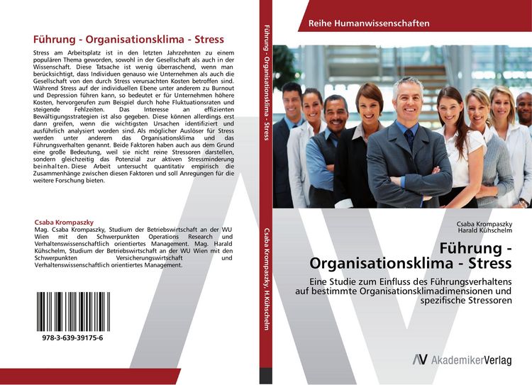Produktbild: F&uuml;hrung - Organisationsklima - Stress