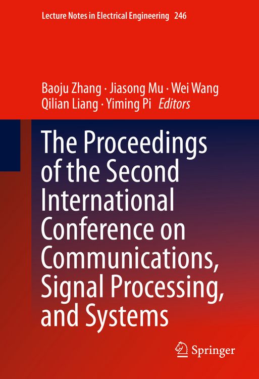Produktbild: The Proceedings of the Second International Conference on Communications, Signal Processing, and Systems