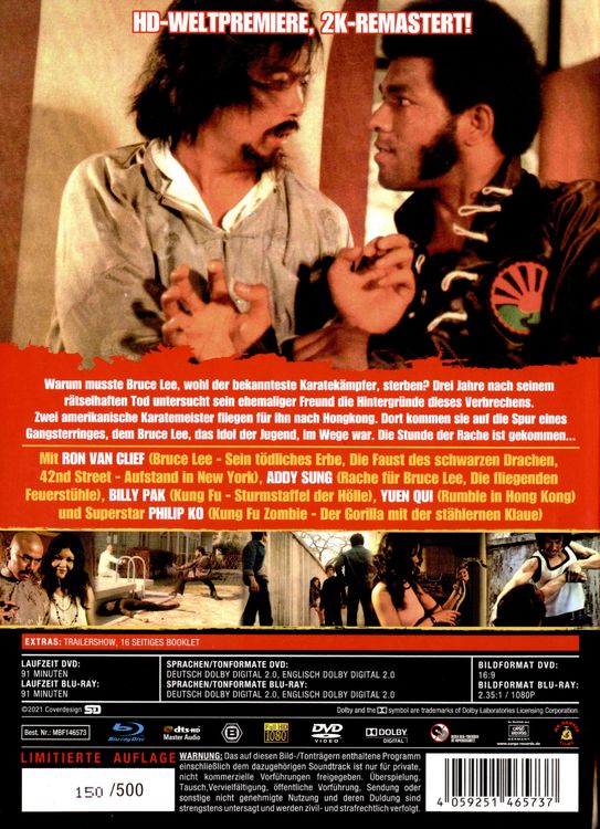 Produktbild: Bruce Lee - Der geheimnisvolle Tod - Limited Edition auf 500 St&uuml;ck - Cover B (+ DVD)