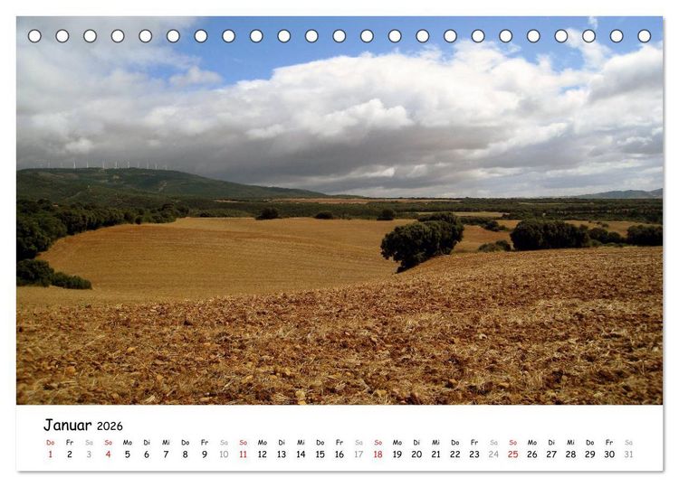 Produktbild: Jakobsweg - Camino Frances (Tischkalender 2026 DIN A5 quer), CALVENDO Monatskalender