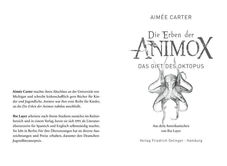 Produktbild: Die Erben der Animox 2. Das Gift des Oktopus