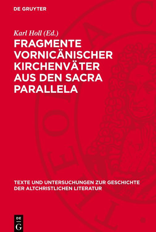 Produktbild: Fragmente vornicänischer Kirchenväter aus den sacra parallela
