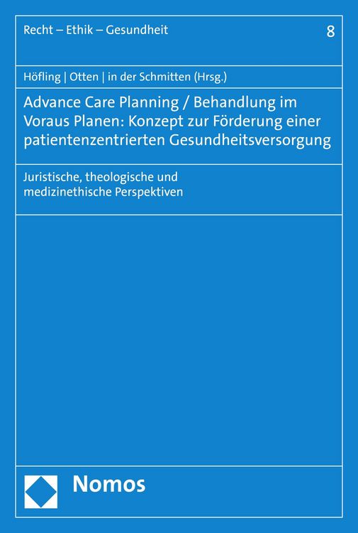 Produktbild: Advance Care Planning / Behandlung im Voraus Planen: Konzept zur F&ouml;rderung einer patientenzentrierten Gesundheitsversorgung