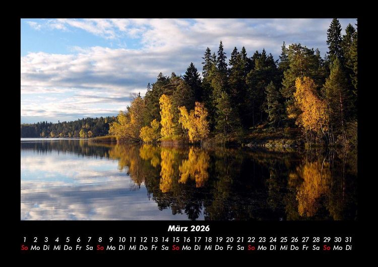 Produktbild: Die Seen der Erde 2026 Fotokalender DIN A3