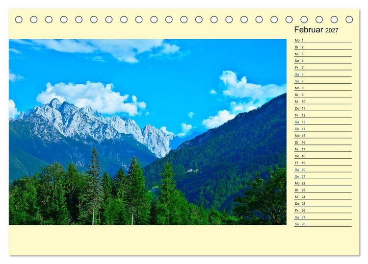 Produktbild: Slowenien - Impressionen eines Naturjuwels (Tischkalender 2027 DIN A5 quer), CALVENDO Monatskalender