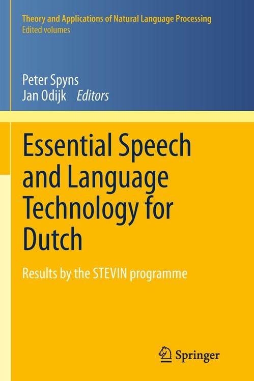 Produktbild: Essential Speech and Language Technology for Dutch
