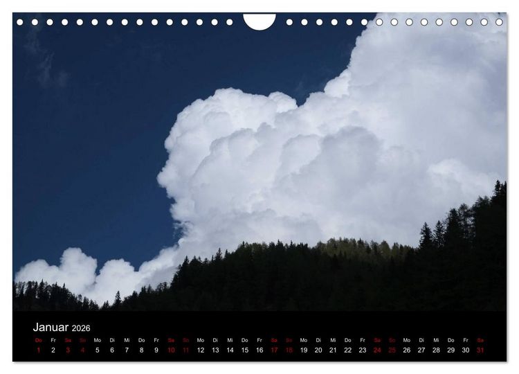 Produktbild: Wolken. (Wandkalender 2026 DIN A4 quer), CALVENDO Monatskalender