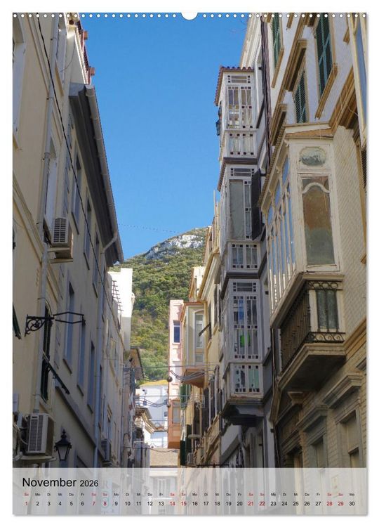 Produktbild: Gibraltar - Britische Kolonie am Mittelmeer (Wandkalender 2026 DIN A2 hoch), CALVENDO Monatskalender