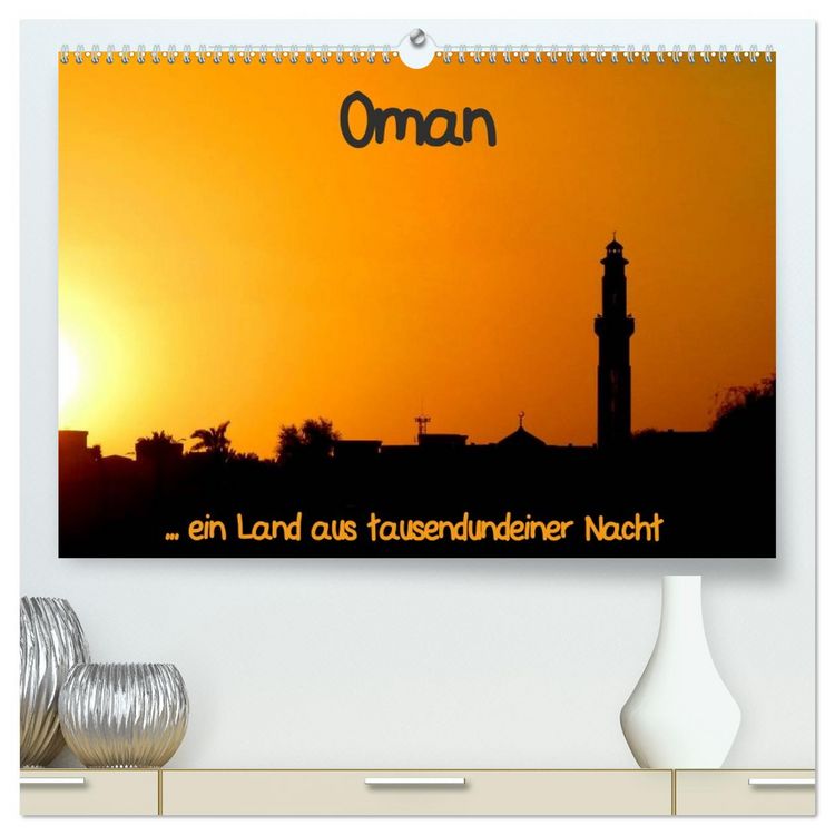 Produktbild: Oman (hochwertiger Premium Wandkalender 2026 DIN A2 quer), Kunstdruck in Hochglanz