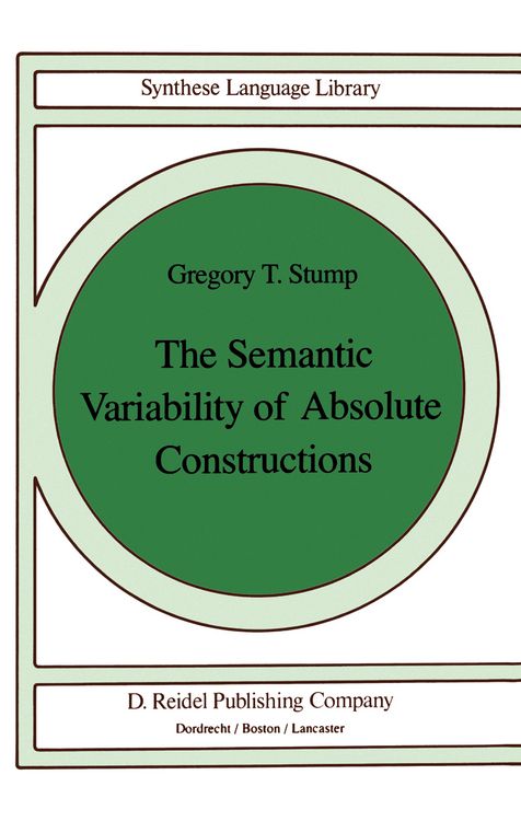 Produktbild: The Semantic Variability of Absolute Constructions
