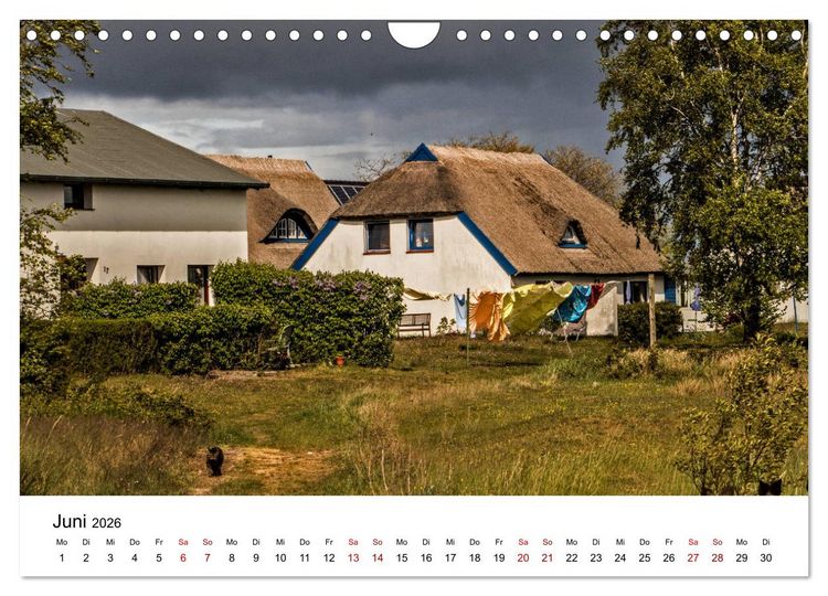 Produktbild: Ein Tag auf der Insel Hiddensee (Wandkalender 2026 DIN A4 quer), CALVENDO Monatskalender