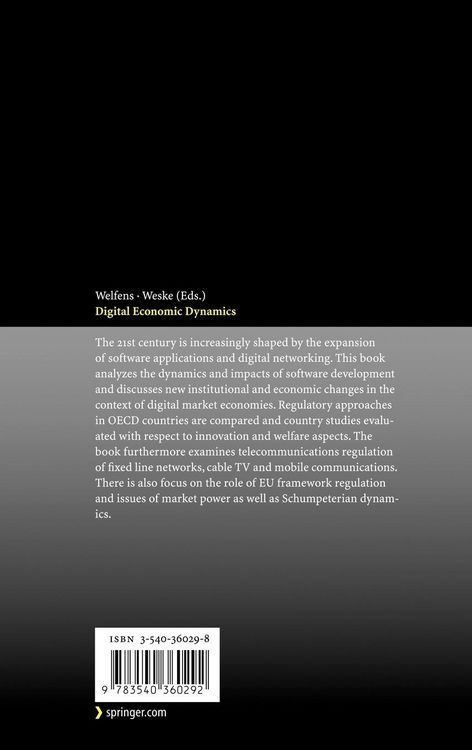 Produktbild: Digital Economic Dynamics