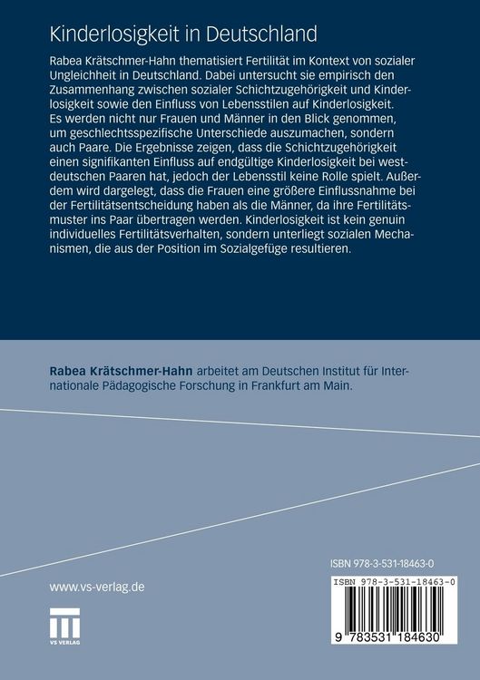 Produktbild: Kinderlosigkeit in Deutschland