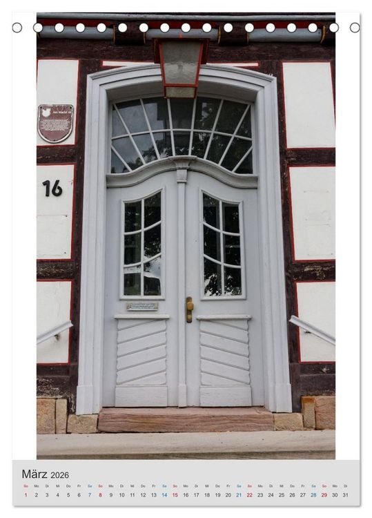 Produktbild: Bad Hersfelder T&uuml;ren (Tischkalender 2026 DIN A5 hoch), CALVENDO Monatskalender