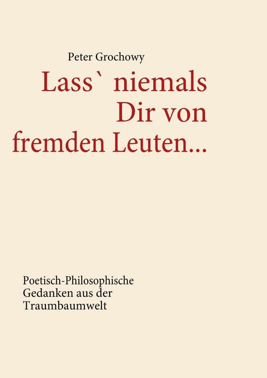 Produktbild: Lass' niemals Dir von fremden Leuten...
