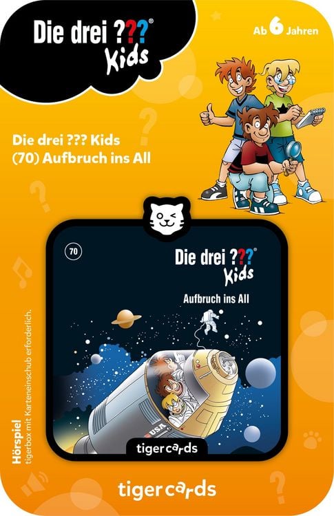 Produktbild: tigercard - Die drei ??? Kids - Folge 70: Aufbruch ins All