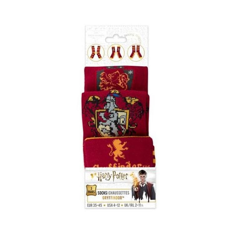 Produktbild: HP Socken Gryffindor 3er