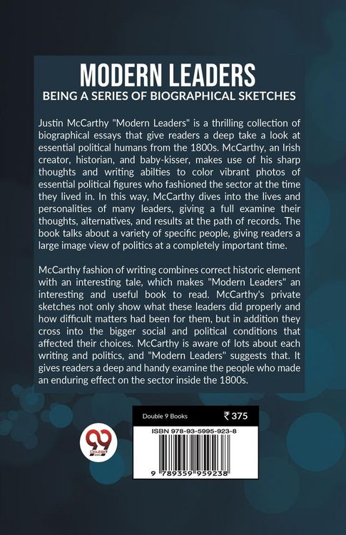 Produktbild: Modern Leaders Being a Series Of Biographical Sketches