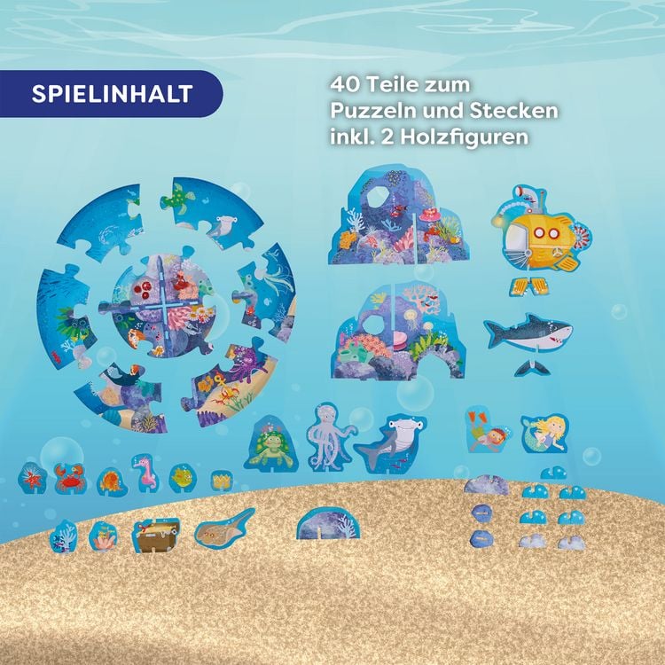 Produktbild: 3D-Puzzle-Spielwelt Unterwasser