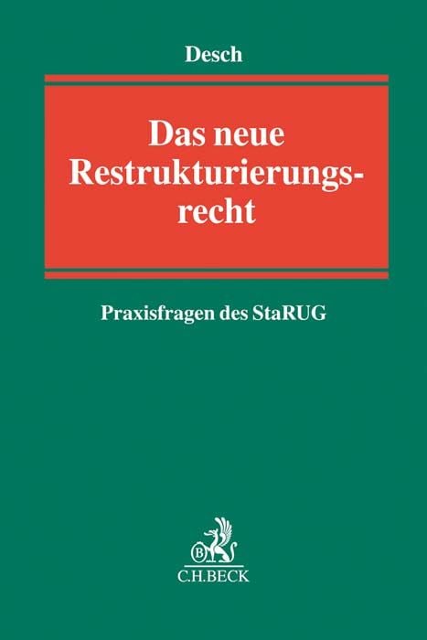 Produktbild: Das neue Restrukturierungsrecht