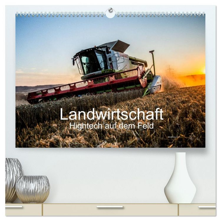 Produktbild: Landwirtschaft - Hightech auf dem Feld (hochwertiger Premium Wandkalender 2026 DIN A2 quer), Kunstdruck in Hochglanz