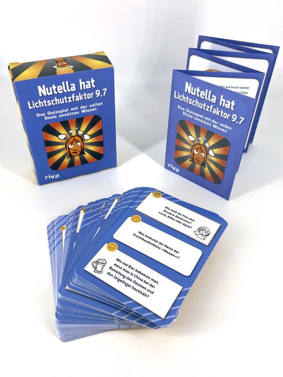 Produktbild: Nutella hat Lichtschutzfaktor 9,7 &ndash; Das Quizspiel mit der vollen Dosis unn&uuml;tzes Wissen