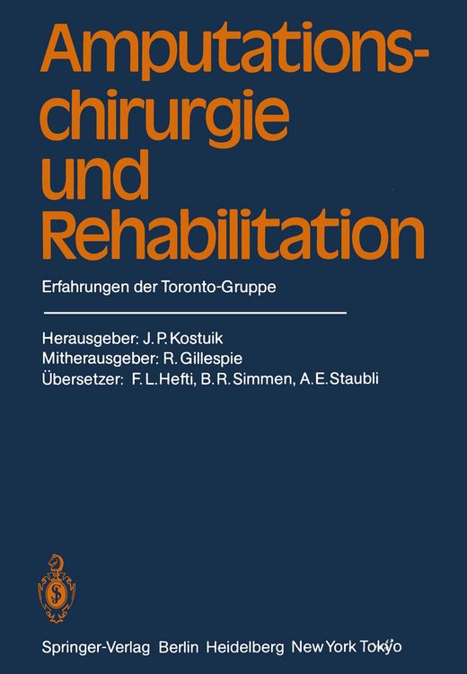 Produktbild: Amputationschirurgie und Rehabilitation