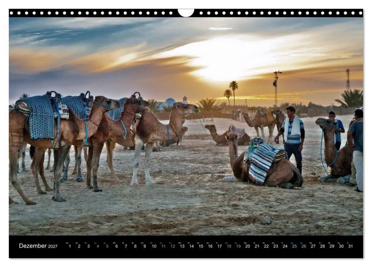 Produktbild: TUNESIEN Impressionen (Wandkalender 2027 DIN A3 quer), CALVENDO Monatskalender