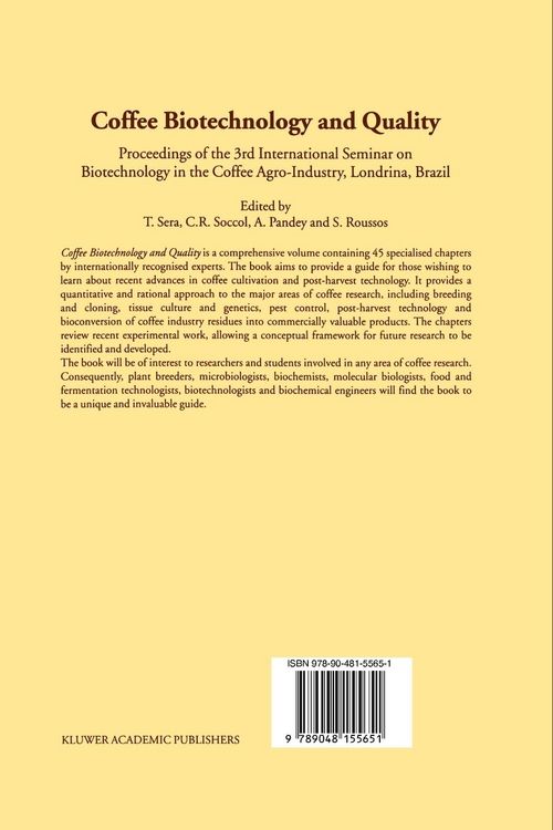 Produktbild: Coffee Biotechnology and Quality