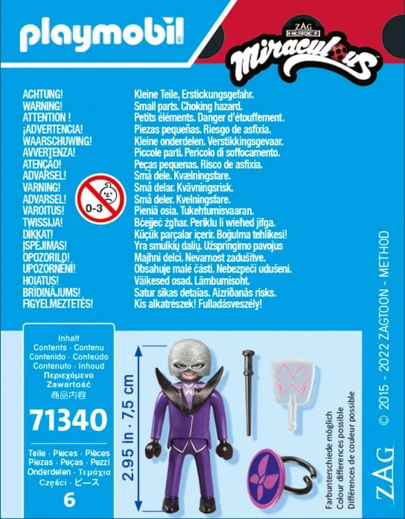 Produktbild: PLAYMOBIL® 71340 Miraculous: Hawk Moth