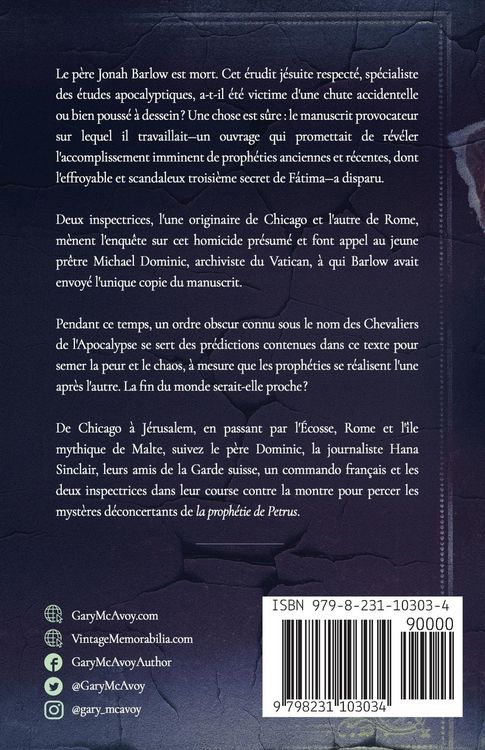 Produktbild: La proph&eacute;tie de Petrus