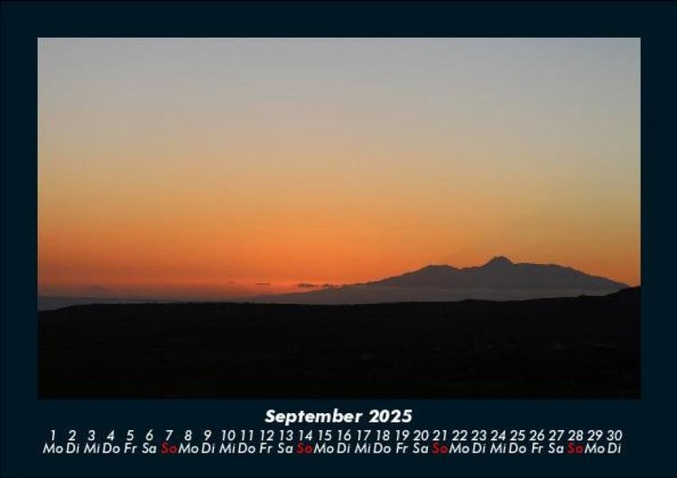 Produktbild: Landschaftskalender 2025 Fotokalender DIN A5