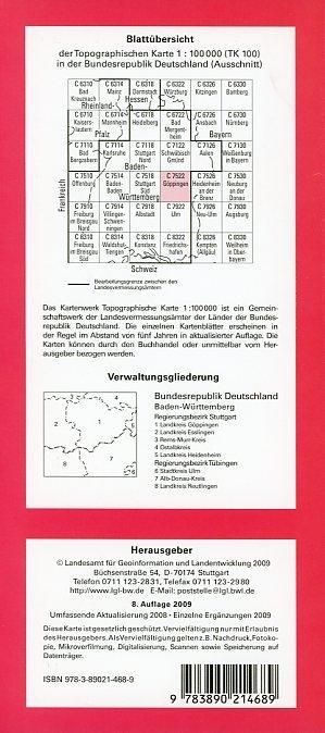 Produktbild: G&ouml;ppingen 1 : 100 000