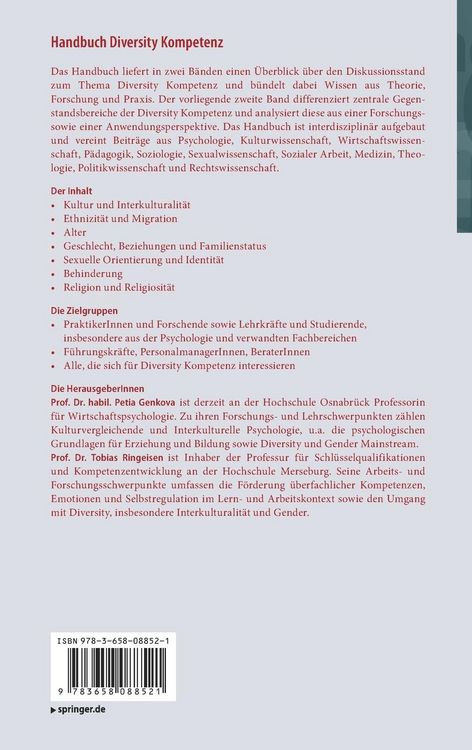 Produktbild: Handbuch Diversity Kompetenz