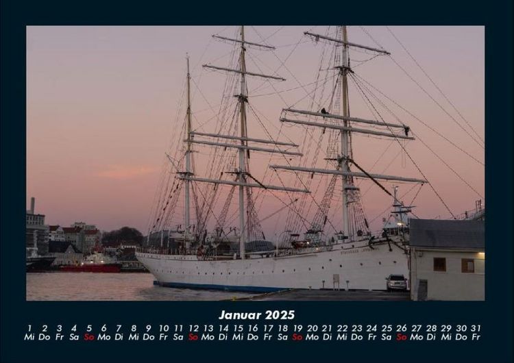 Produktbild: Segelschiffe und Boote 2025 Fotokalender DIN A4