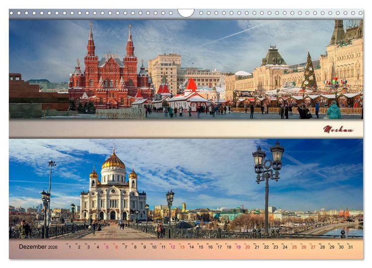 Produktbild: Europ&auml;ische Metropolen - Panoramen (Wandkalender 2026 DIN A3 quer), CALVENDO Monatskalender
