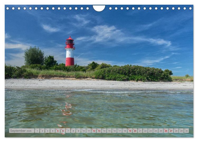 Produktbild: Leuchtt&uuml;rme - W&auml;chter der K&uuml;sten (Wandkalender 2026 DIN A4 quer), CALVENDO Monatskalender