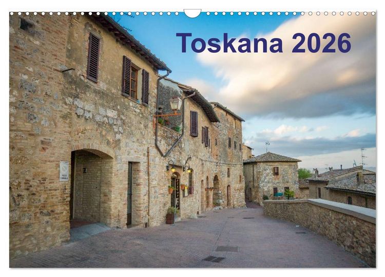 Produktbild: Toskana - 2026 (Wandkalender 2026 DIN A3 quer), CALVENDO Monatskalender
