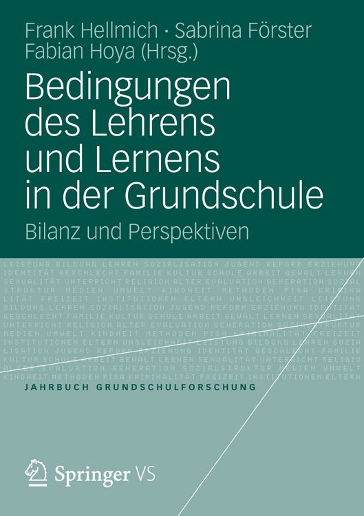 Produktbild: Bedingungen des Lehrens und Lernens in der Grundschule