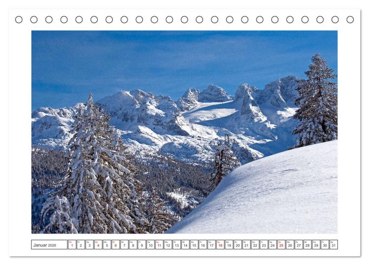 Produktbild: Herzliche Gr&uuml;&szlig;e aus Gosau (Tischkalender 2026 DIN A5 quer), CALVENDO Monatskalender