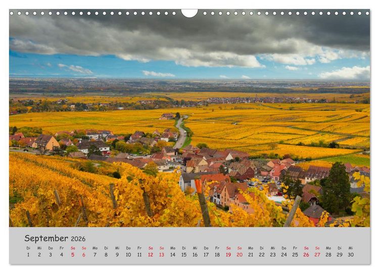 Produktbild: Region Elsass und Vogesen (Wandkalender 2026 DIN A3 quer), CALVENDO Monatskalender