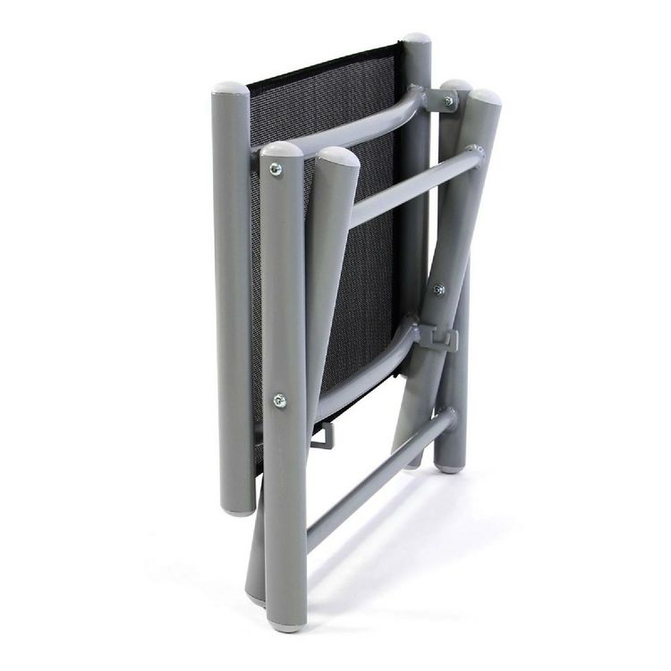 Produktbild: Fußteil zum Aluminiumstuhl, schwarz