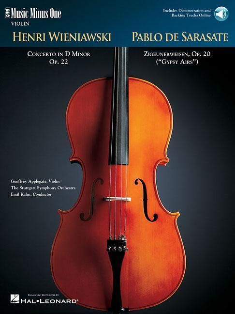 Produktbild: Wieniawski - Violin Concerto No. 2 in D Major, Op. 22 & Sarasate - Zigeunerweisen, Op. 20 Music Minus One Violin (Book/Online Audio)