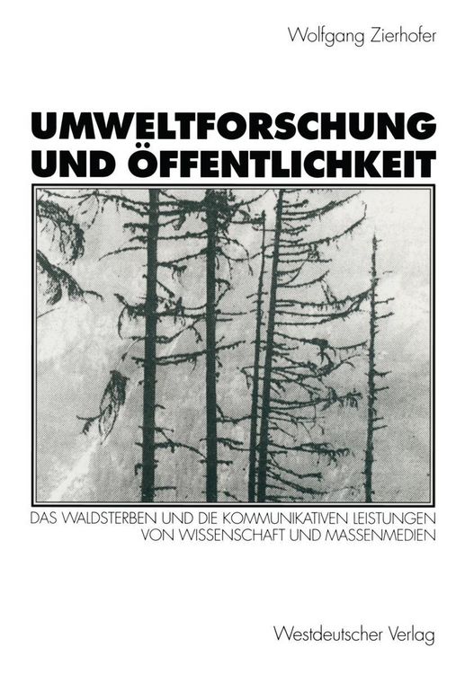 Produktbild: Umweltforschung und &Ouml;ffentlichkeit