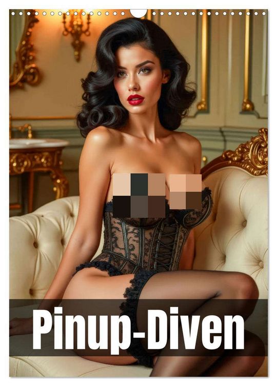 Produktbild: Pinup-Diven (Wandkalender 2026 DIN A3 hoch), CALVENDO Monatskalender