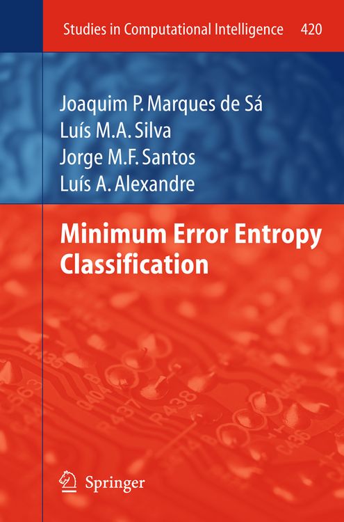 Produktbild: Minimum Error Entropy Classification